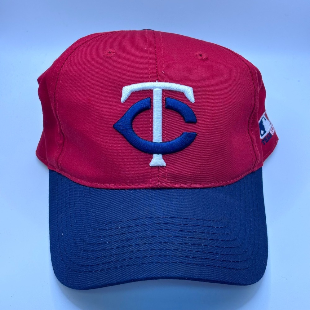 Outdoor Cap Minnesota Twins Hat Mens S/M Red Blue TC Logo Owatonna Baseball MLB